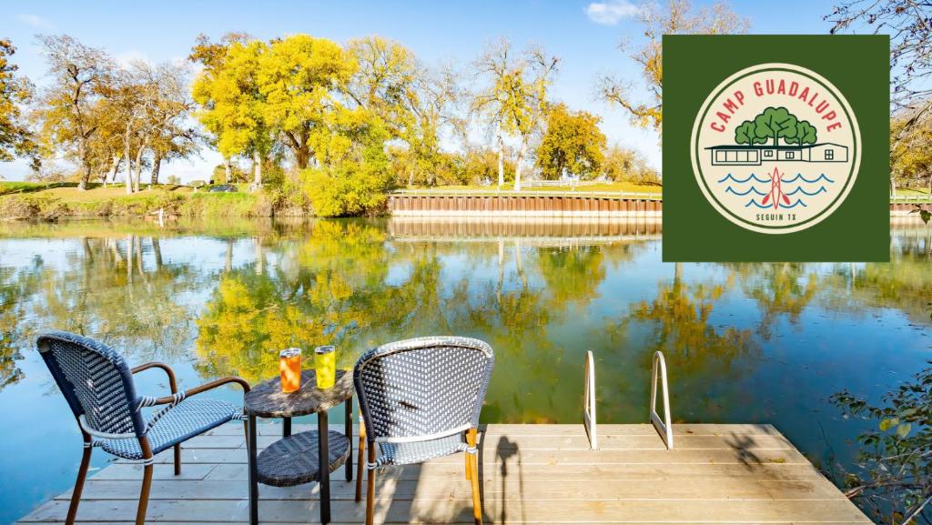 Camp Guadalupe Riverfront Seguin Home on the Guadalupe with paddle sports and grill