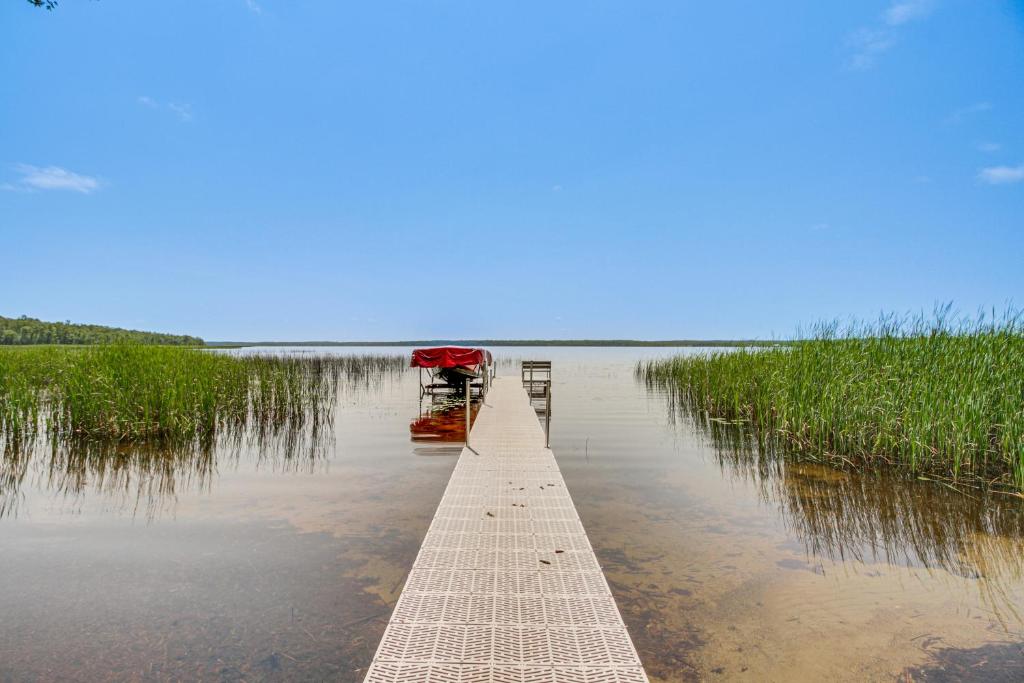 Quiet Lakefront Grand Rapids Cabin on 5 Acres